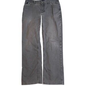 Marmot Mens Casual Pants Size L (34) Gray Wide-Leg Relaxed Fit Durable Cotton Bl